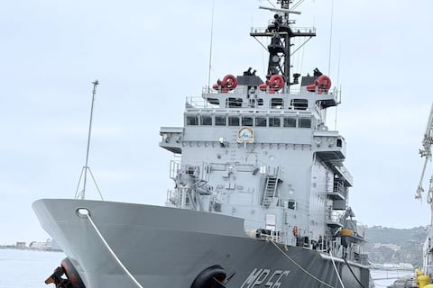 Megabuque BAE Jambelí se alista para incorporarse a Fuerzas Armadas de Ecuador