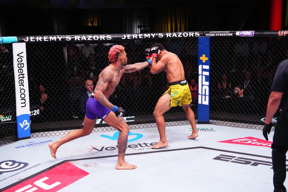 ‘No iba a retroceder, era una oportunidad que tenía que aprovechar‘, Michael Morales y la estrategia para vencer a Gilbert Burns en el UFC Vegas 106