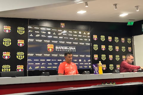 ‘El trabajo de la Secretaría Técnica fue brillante, o en palabras nuestras: fue arre...’, destaca César Farías, DT de Barcelona SC