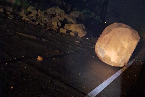 Reportan bloqueo parcial en el sector La Crespa, vía Flavio Alfaro-El Carmen