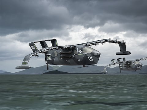 Marines de Estados Unidos prueban un planeador submarino eléctrico: la plataforma sirve para apoyar misiones de evacuación médica en entornos costeros en guerra