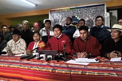 Movimiento Indígena de Chimborazo anuncia movilizaciones progresivas en esta provincia por la eliminación del subsidio al diésel