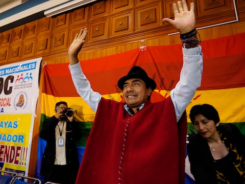 Leonidas Iza es elegido como el nuevo presidente de la Ecuarunari; asegura que trabajará por un diálogo interno para fortalecer la organización