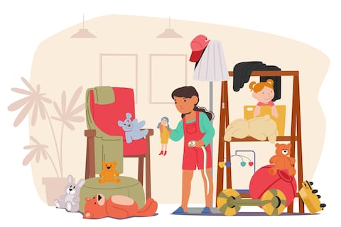 Una minga de juguetes después de Navidad y un nuevo enfoque para toda la familia