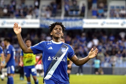 Luis Fragozo hace historia en Emelec y entra al top 10 de goleadores más jóvenes de Sudamérica