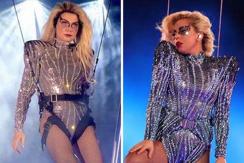 Xuxa se transforma en Lady Gaga: la increíble imitación ocurrió en un concurso de Brasil