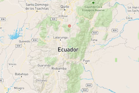 Sismo alertó a moradores de Machachi, Pichincha, este sábado