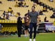 Pablo Trobbiani, DT de Barcelona SC, proyectó en rueda de prensa estadísticas que respaldan su trabajo ante críticas de partido ante U. Católica