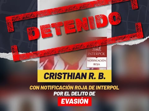Capturan en Colombia a ecuatoriano con notificación roja de Interpol, presuntamente vinculado a Los Tiguerones