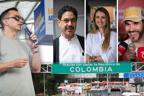 Visitas a frontera con Ecuador, anuncios de llamadas a Daniel Noboa y supuestas amenazas de muerte marcan la campaña presidencial en Colombia