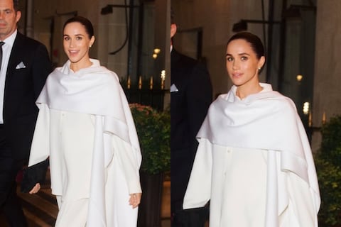 Meghan Markle hace su primera aparición en la Semana de la Moda de París