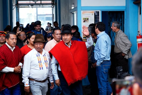 Conaie denuncia persecución política tras presunto atentado contra Leonidas Iza