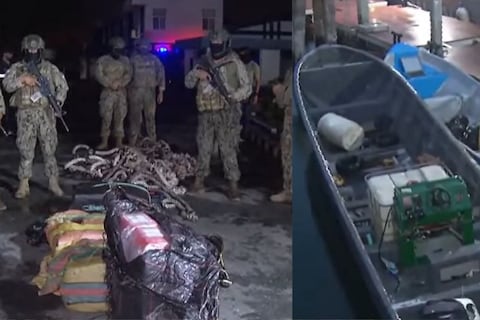 Infantería de Marina incauta 250 bloques de droga en el sur de Guayaquil