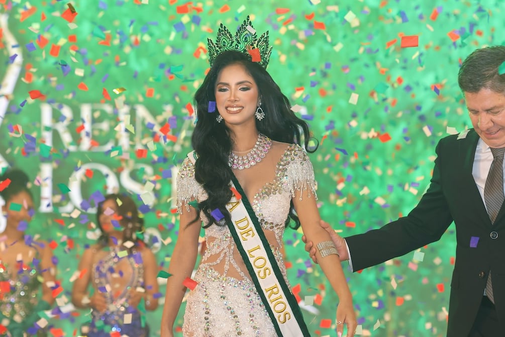 Ella es Xiomara Acosta, la reina de Buena Fe que presentó su discurso en lengua de señas