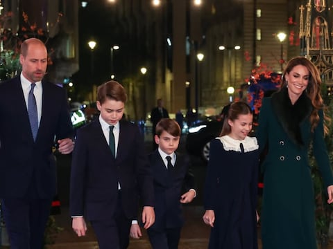 Kate Middleton celebra su servicio anual navideño, su primera salida en seis meses con sus hijos y el príncipe Guillermo