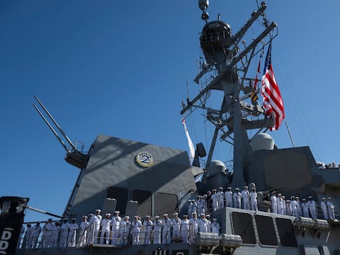 El portaaviones Gerald R. Ford llegó a Estados Unidos tras su despliegue en Irán y Venezuela