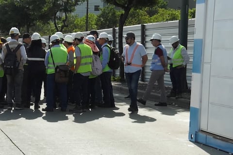 CAF constató cumplimiento técnico, ambiental y social en obra que se ejecuta en av. del Bombero