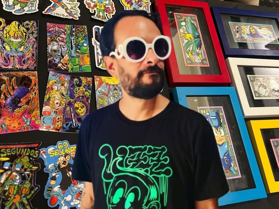 Iván Casanova Giler: billetes pintados, cultura punk y muralismo en la Comic Con Ecuador 2025