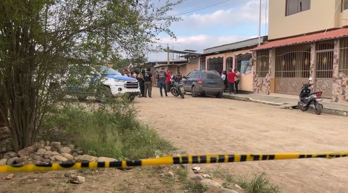 Cabo de Policía fue acribillado cuando salía a dejar a su hija a la escuela, en Pasaje