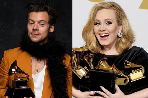 Harry Styles y Adele, entre los artistas nominados a los Premios Grammy 2023; conozca la lista completa de la gala que se realizará este domingo 5 de febrero