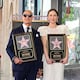 Emily Blunt y Stanley Tucci son distinguidos en el Paseo de la Fama tras el estreno de ‘El diablo viste a la moda 2′