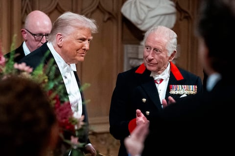 “Hemos celebrado juntos, llorado juntos”, Donald Trump y el rey Carlos III se elogian mutuamente en el banquete de Estado