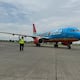 El avión de Mario Bros de JetBlue llegó a Guayaquil