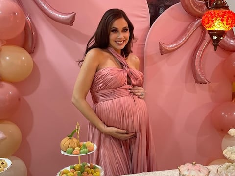 Fiorella Solines reúne a sus seres queridos en Miami en la antesala del nacimiento de su hija Filippa