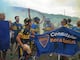 Hinchas de Boca Juniors se trasladaron con acompañamiento policial al estadio Monumental: muchos dijeron conocer el toque de queda que rige en Guayaquil