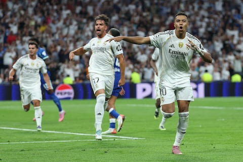 Real Madrid vence al Marsella en Champions League con Kylian Mbappé como figura