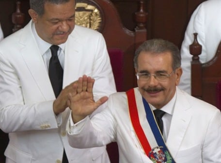 Danilo Medina y Leonel Fernández