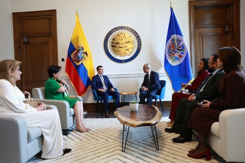 Seguridad, alianzas y cooperación: la apuesta de Daniel Noboa en su acercamiento con la OEA
