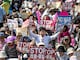 Japoneses protestan contra cambio constitucional