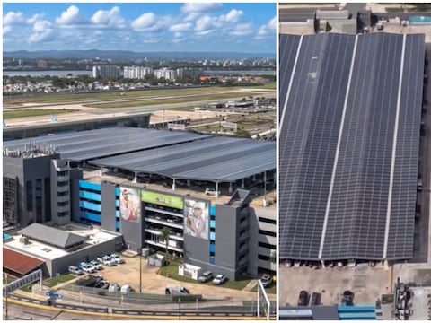 El “techo solar” que resiste huracanes: el innovador escudo energético que acaba de estrenar el aeropuerto de Puerto Rico