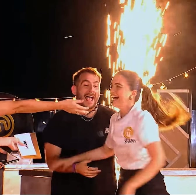 Johnta celebra a su novia Shany Nadan por su triunfo en la competencia de ‘MasterChef Celebrity Ecuador 2’