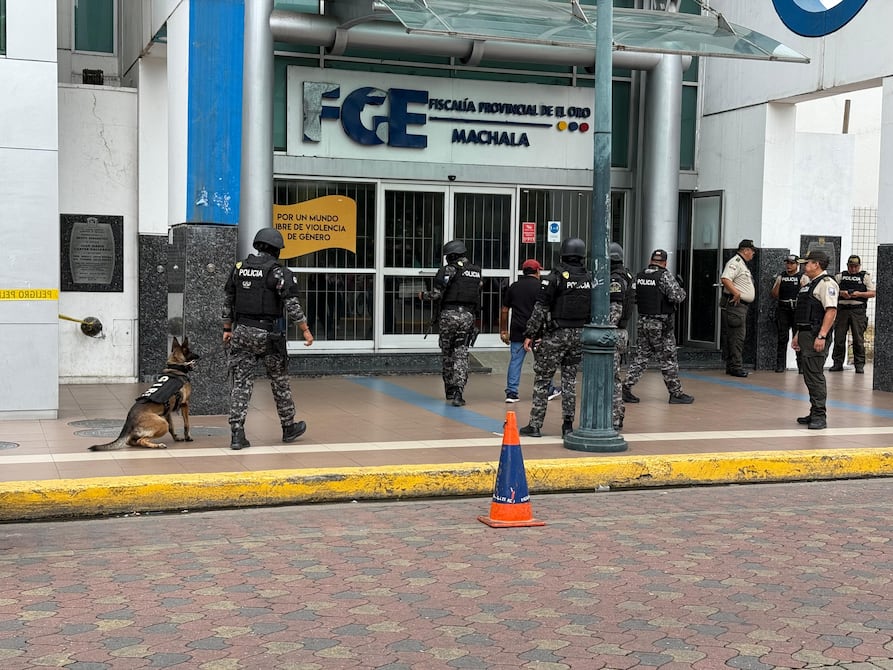 Evacúan la Fiscalía de El Oro ante amenazas difundidas en redes sociales