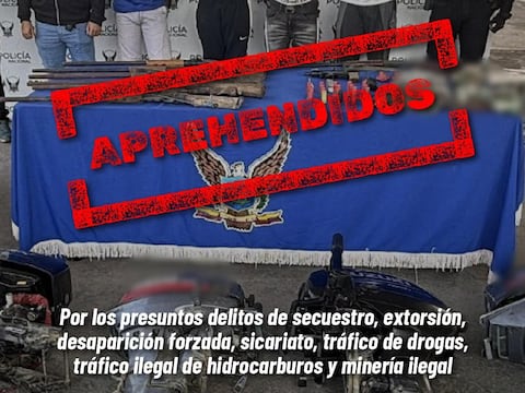 Presuntos miembros de ‘Los Chechenos‘ fueron aprehendidos en operativo por toque de queda en Esmeraldas