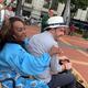Aquiles Alvarez y Mayra Montaño, ‘la Bombón’, recorrieron en carrito el festival Guayaquil de Mis Colores en el Malecón 2000
