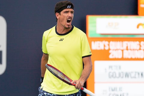 Emilio Gómez, quien estará en el Challenger de Salinas, clasificó al cuadro principal del Miami Open