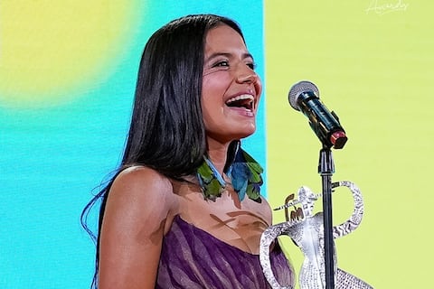 La ecuatoriana Helena Gualinga fue reconocida por su labor ambiental en los Latin American Fashion Awards 2025