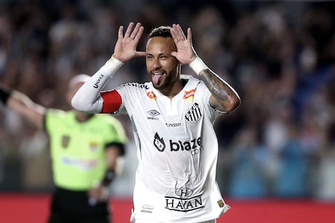 ¡Llegó el primero! Así fue el gol de Neymar con el Santos FC en el torneo Paulista