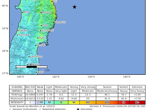 Japón espera terremotos de gran magnitud tras el de 7,5 de este 20 de abril