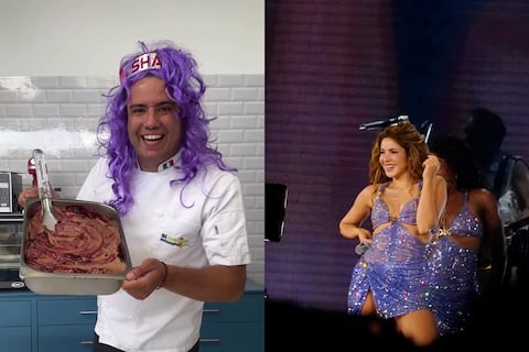 Sergio el Heladero presenta un helado de Shakira, inspirado en la artista que está en Quito