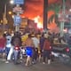Fuerte explosión se registró durante incendio en un establecimiento de La Libertad