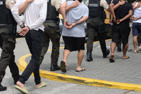 Alias ‘Orejas’ y otros siete supuestos integrantes de Los Choneros fueron capturados por microtráfico en Guayaquil