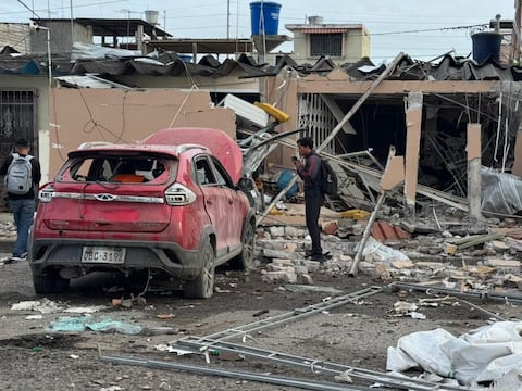 Explosión en Machala destruye vivienda y deja un herido este 26 de febrero