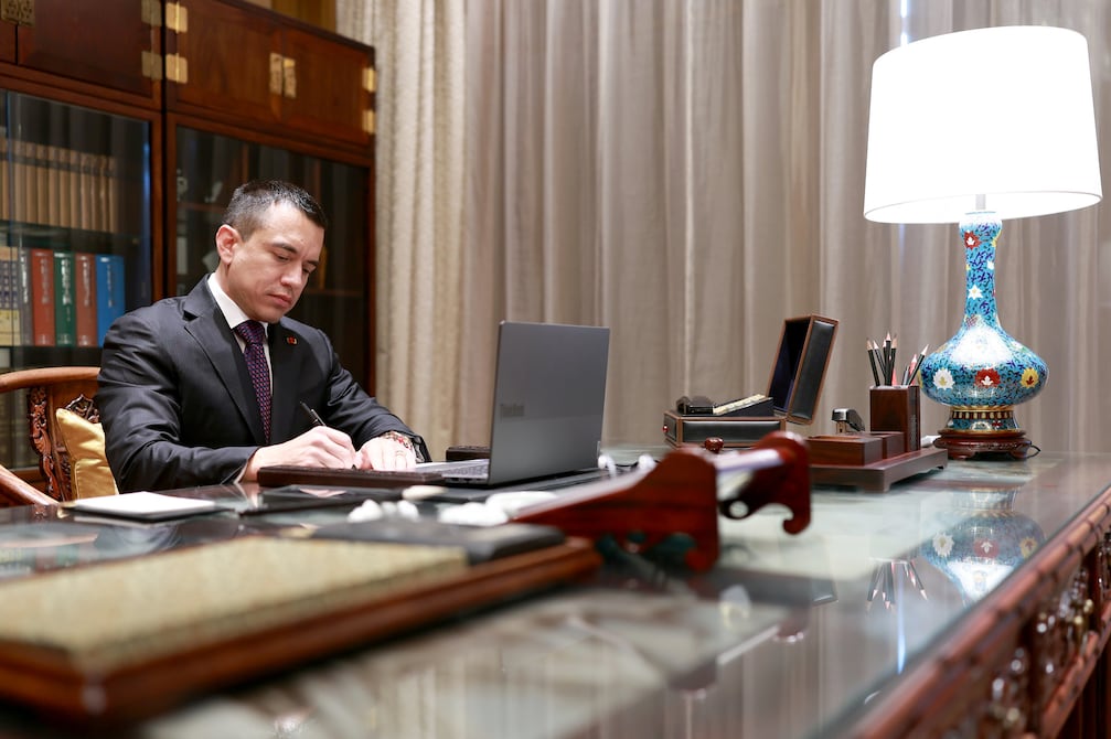 Daniel Noboa envía objeción parcial a reformas del Código de la Democracia
