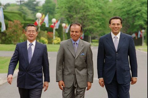 Carlos Menem, el expresidente argentino que fue sentenciado y luego absuelto en un caso por tráfico de armas con Ecuador y Croacia