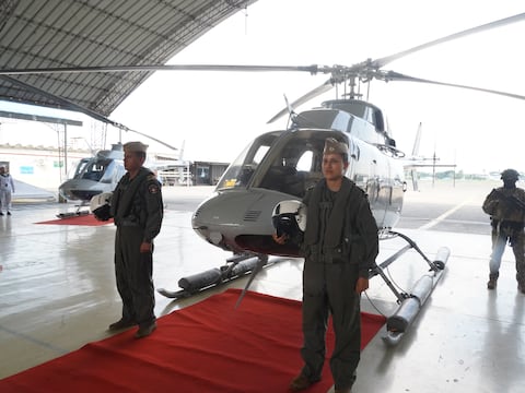 Helicóptero repotenciado Bell 407 se suma al control marítimo de la Armada del Ecuador