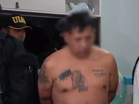 Capturan a alias ‘Gordo Paúl’, cabecilla de Los Lobos y uno de los delincuentes más peligrosos de Quito